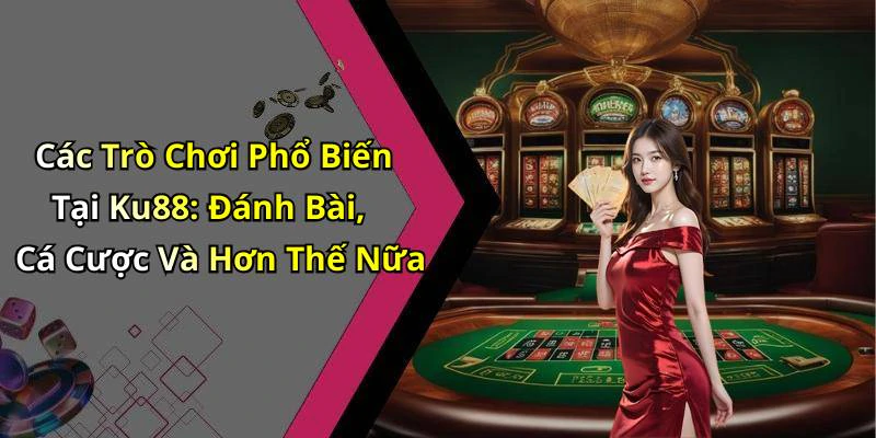 Các Trò Chơi Phổ Biến Tại Ku88: Đánh Bài, Cá Cược Và Hơn Thế Nữa